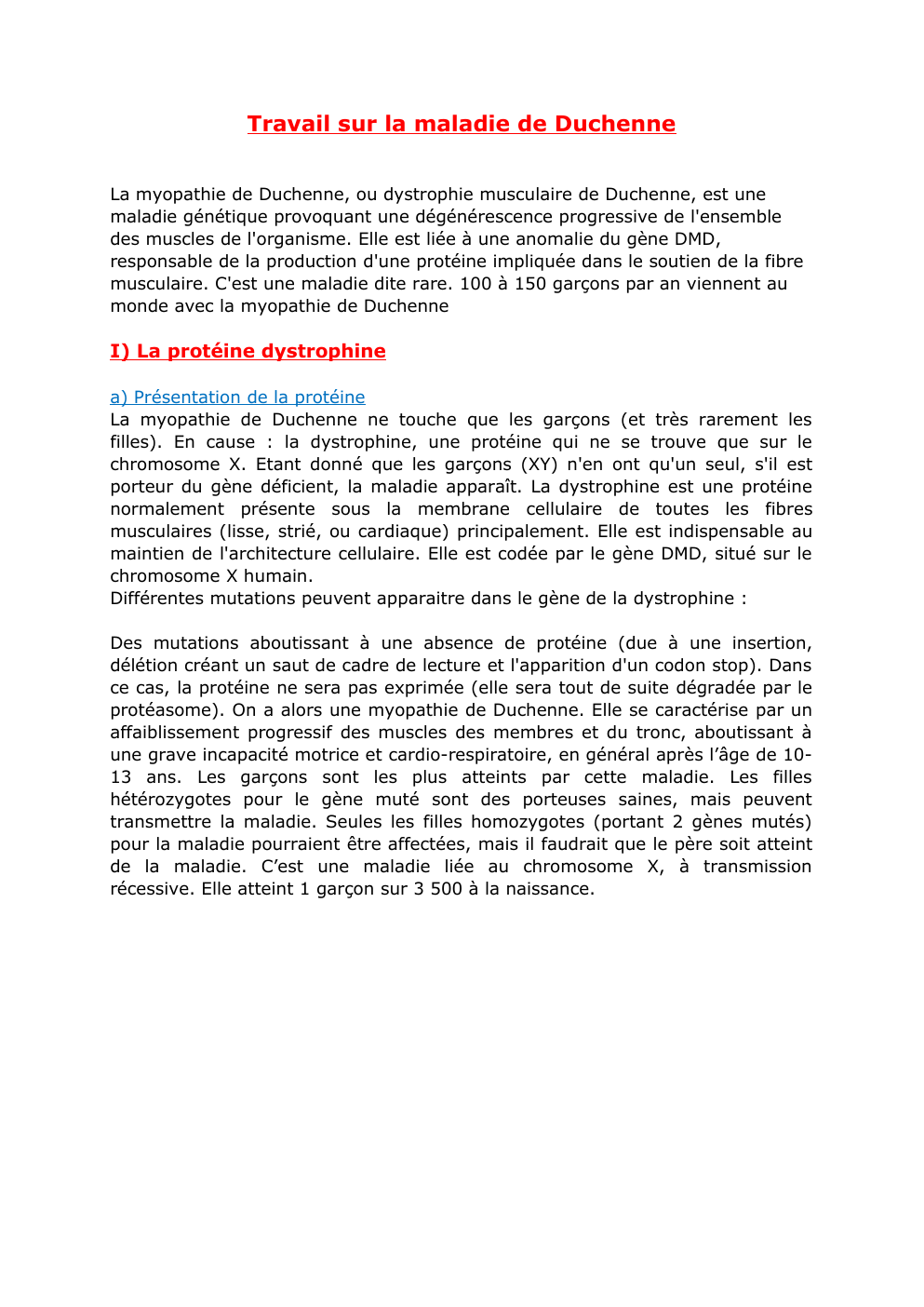 Prévisualisation du document La myopathie de Duchenne