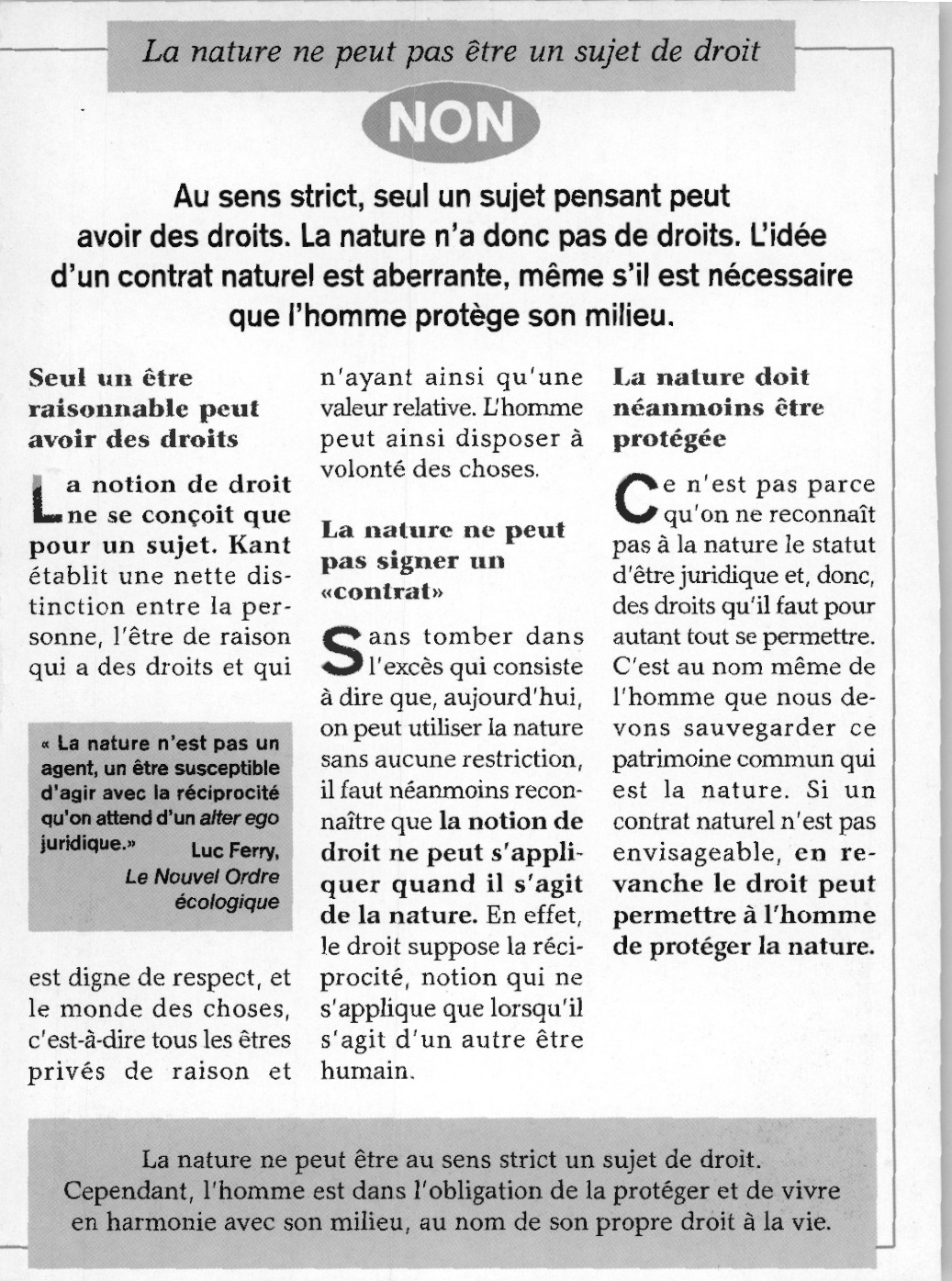 Prévisualisation du document La nature peut-elle être un sujet de droit ?