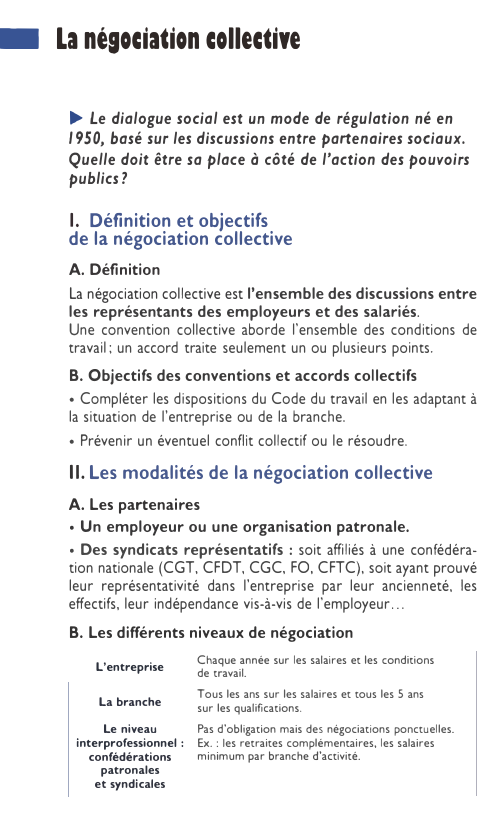 Prévisualisation du document La négociation collective