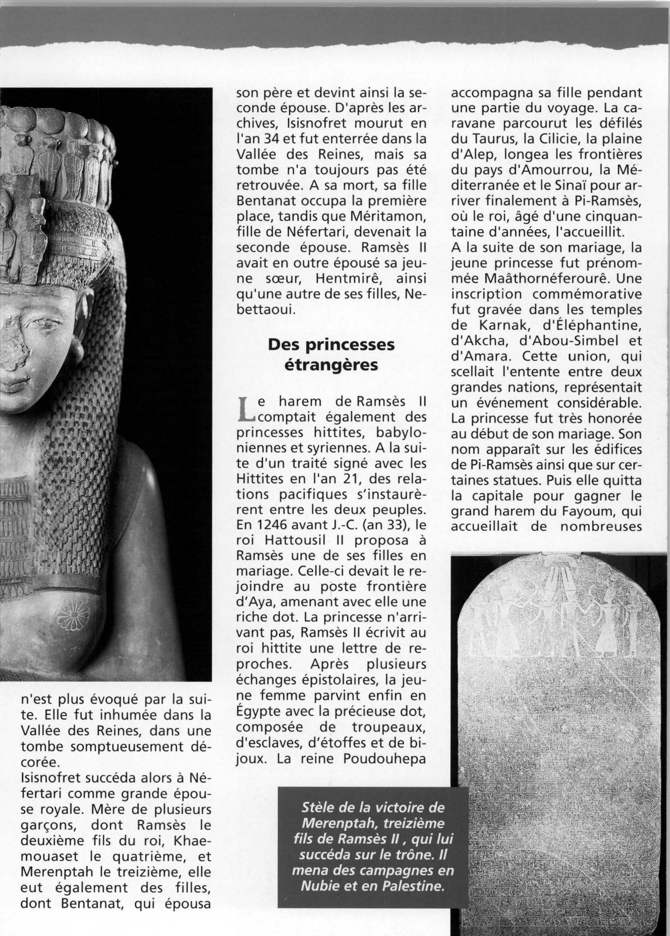 Prévisualisation du document La nombreuse famille de Ramsès II