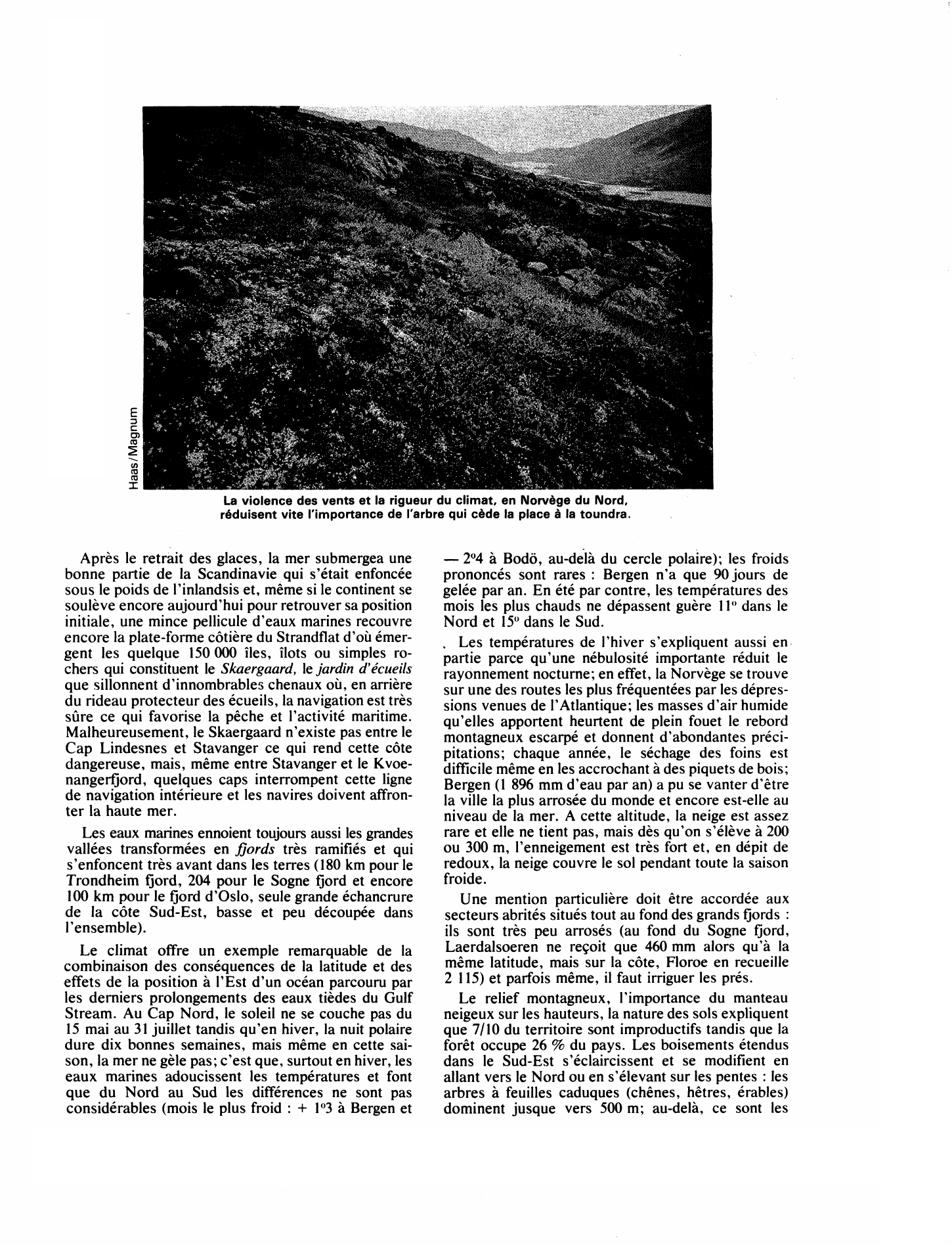 Prévisualisation du document La NORVÈGE dans les années 1970 (géographie)