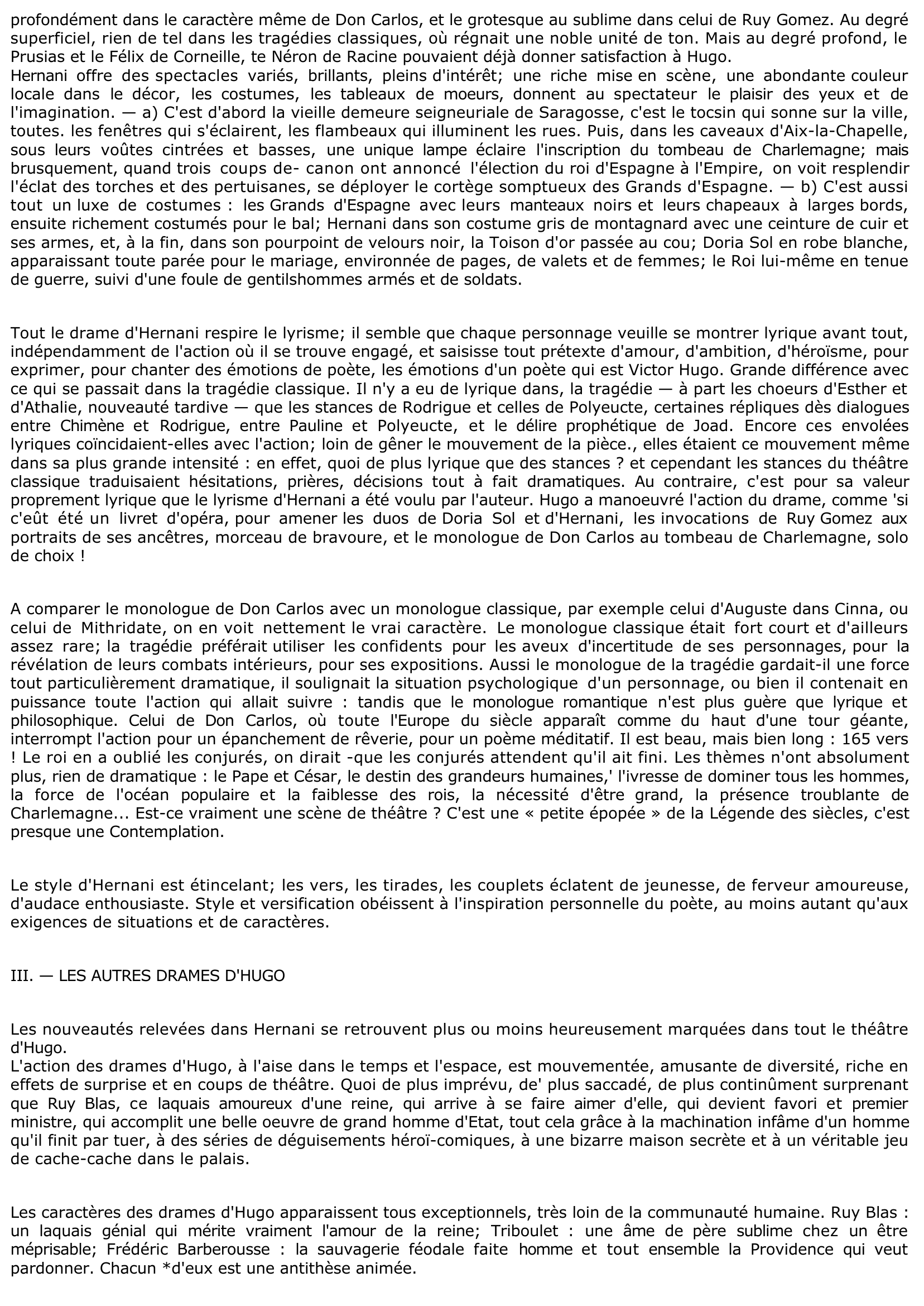 Prévisualisation du document La NOUVEAUTÉ D'HERNANI D'HUGO