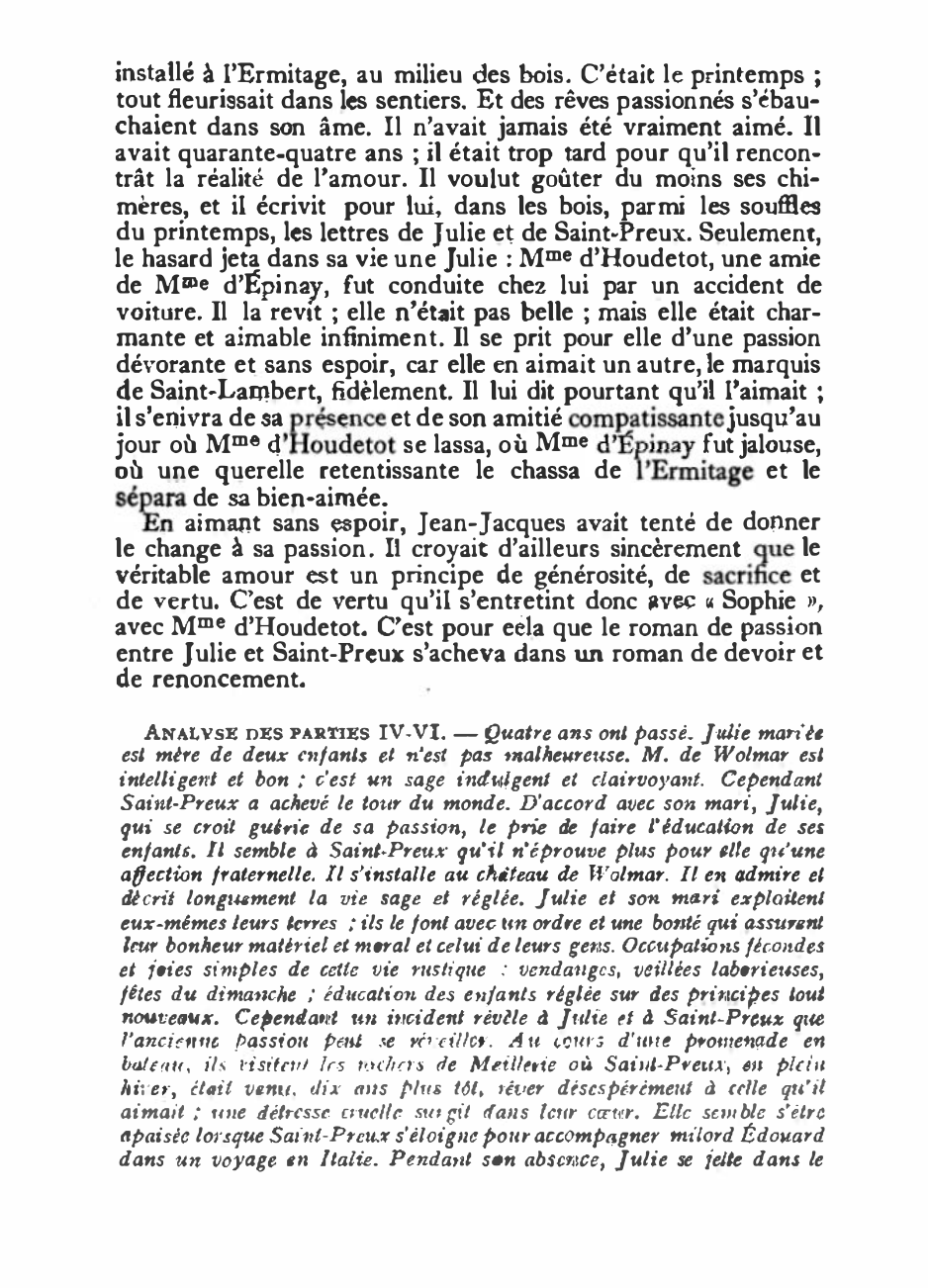 Prévisualisation du document LA NOUVELLE HÉLOÏSE de Rousseau  (analyse détaillée)