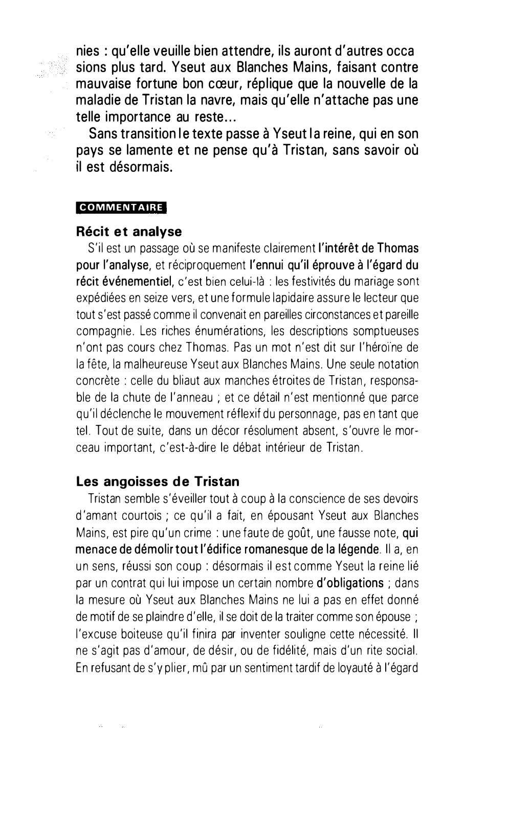 Prévisualisation du document LA NUIT DE NOCES - Tristan et Yseut de Béroul