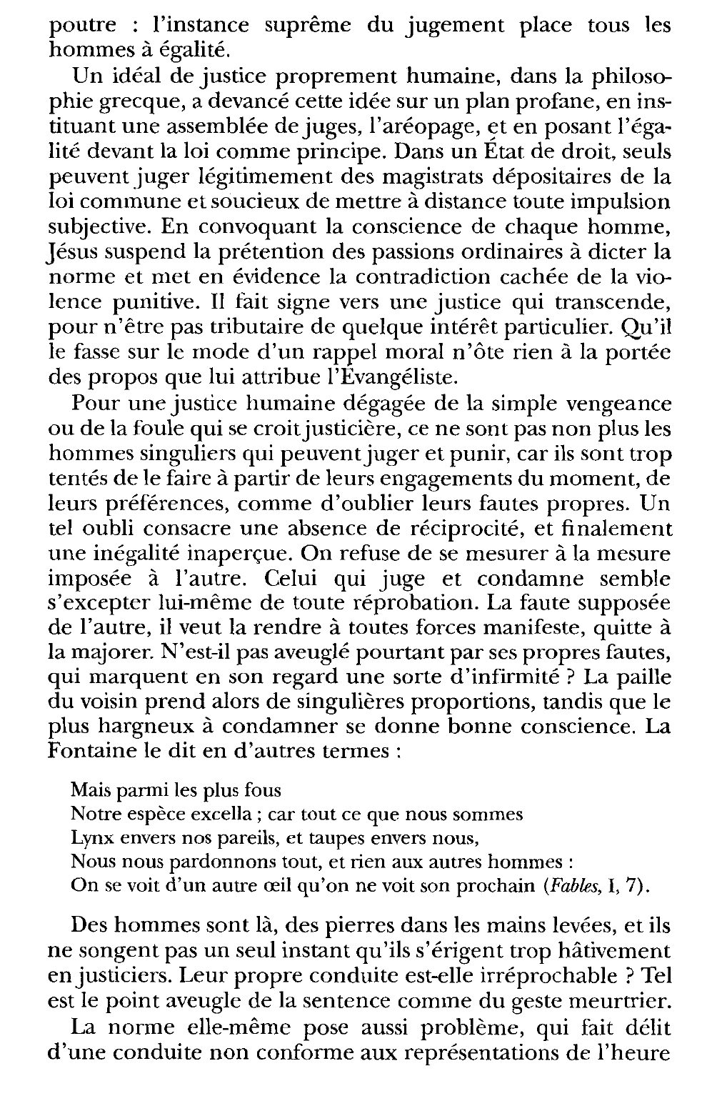 Prévisualisation du document La paille et la poutre (Nouveau Testament)