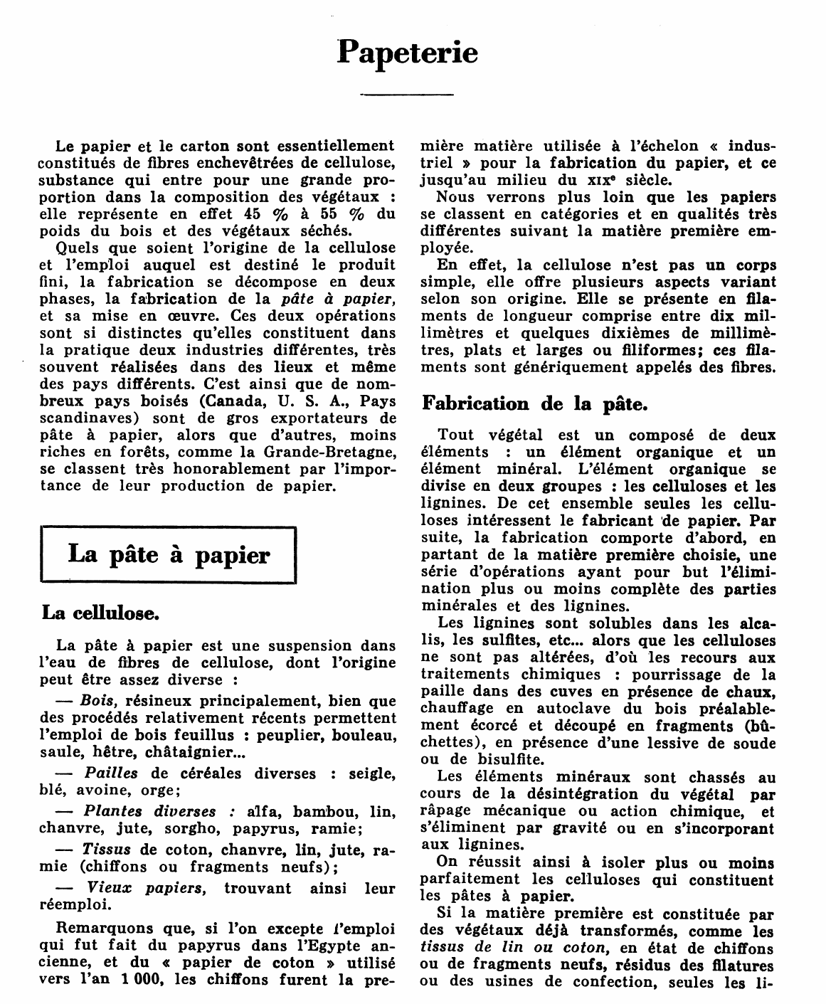 Prévisualisation du document La Papeterie