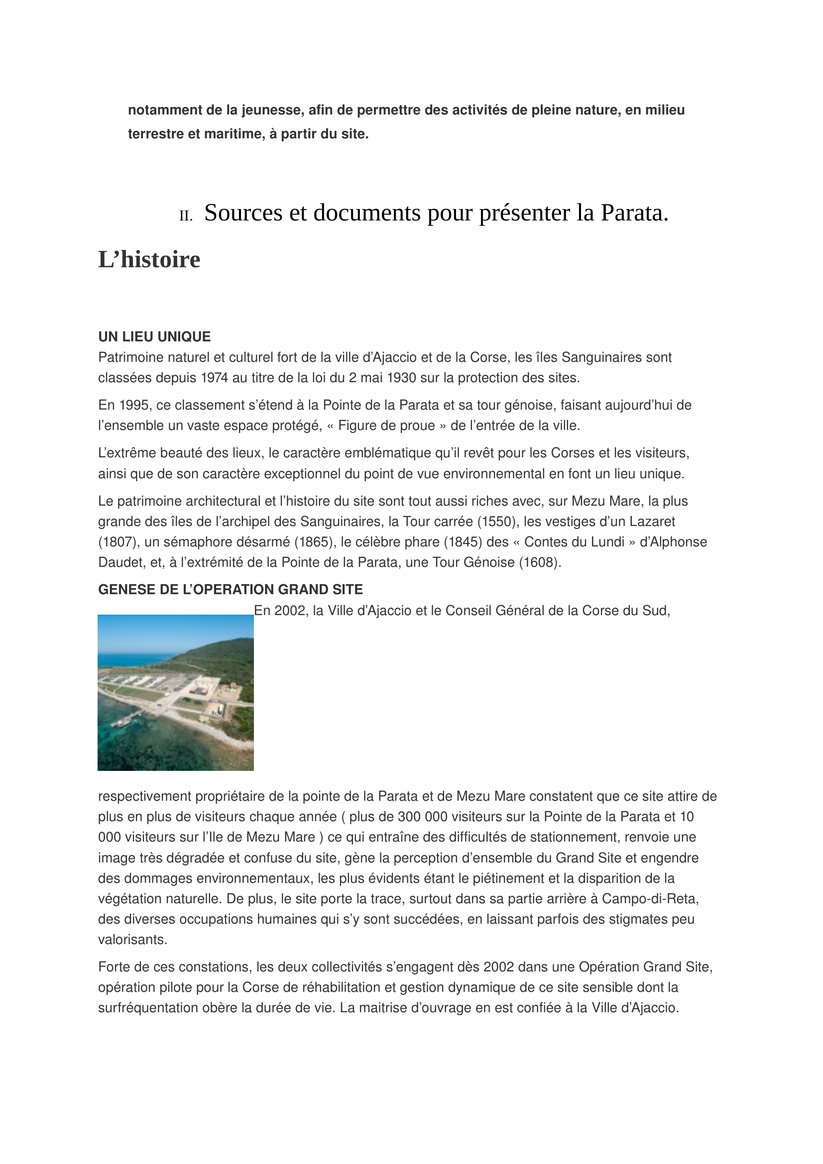 Prévisualisation du document La parata