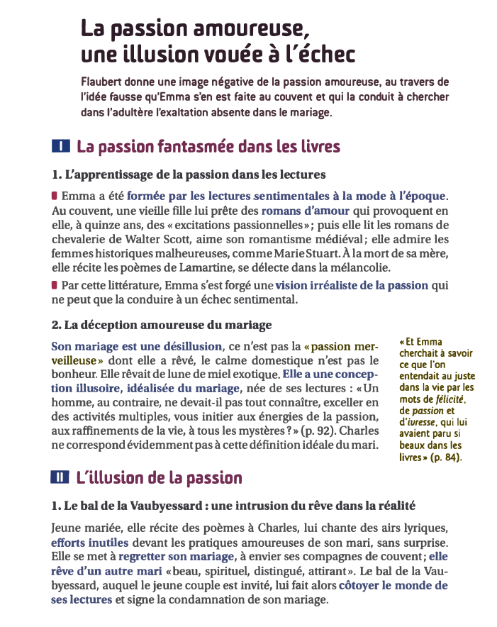 Prévisualisation du document La passion amoureuse, une illusion vouée à l'échec - Gustave Flaubert, Madame Bovary (1857)