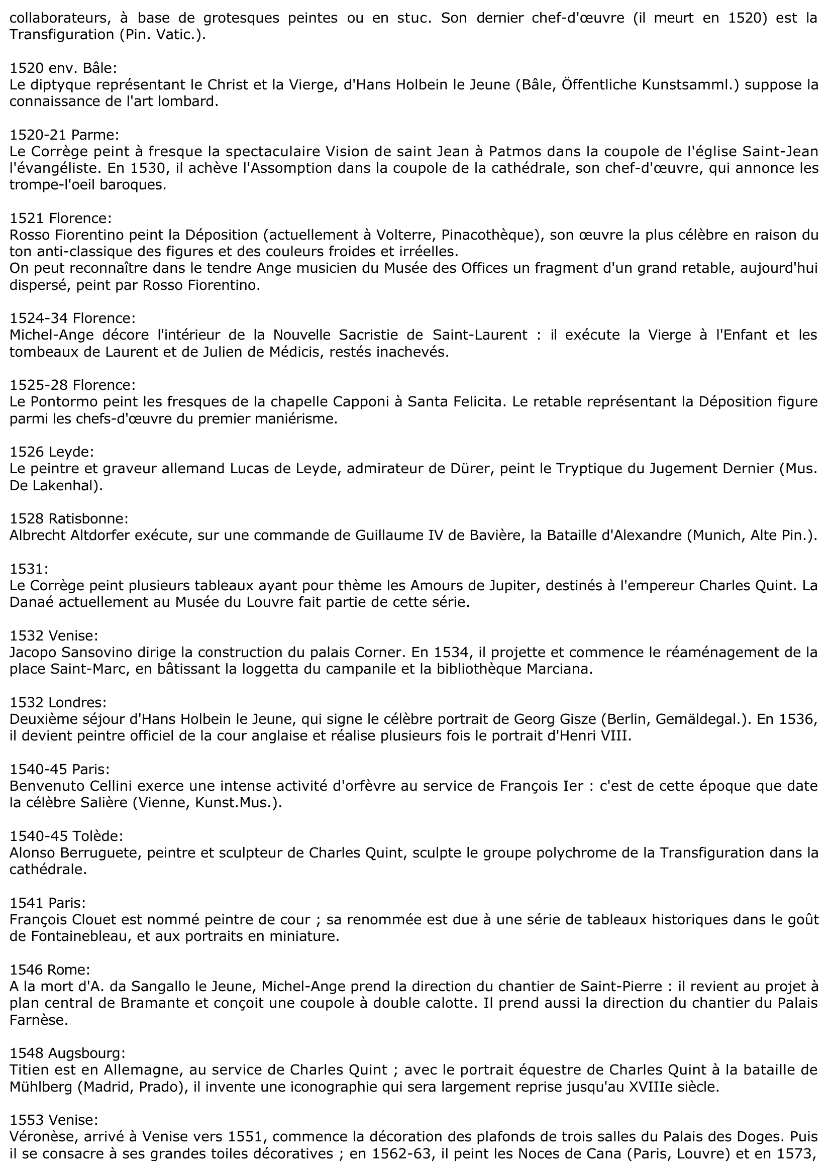 Prévisualisation du document La peinture au XVIe siècle
