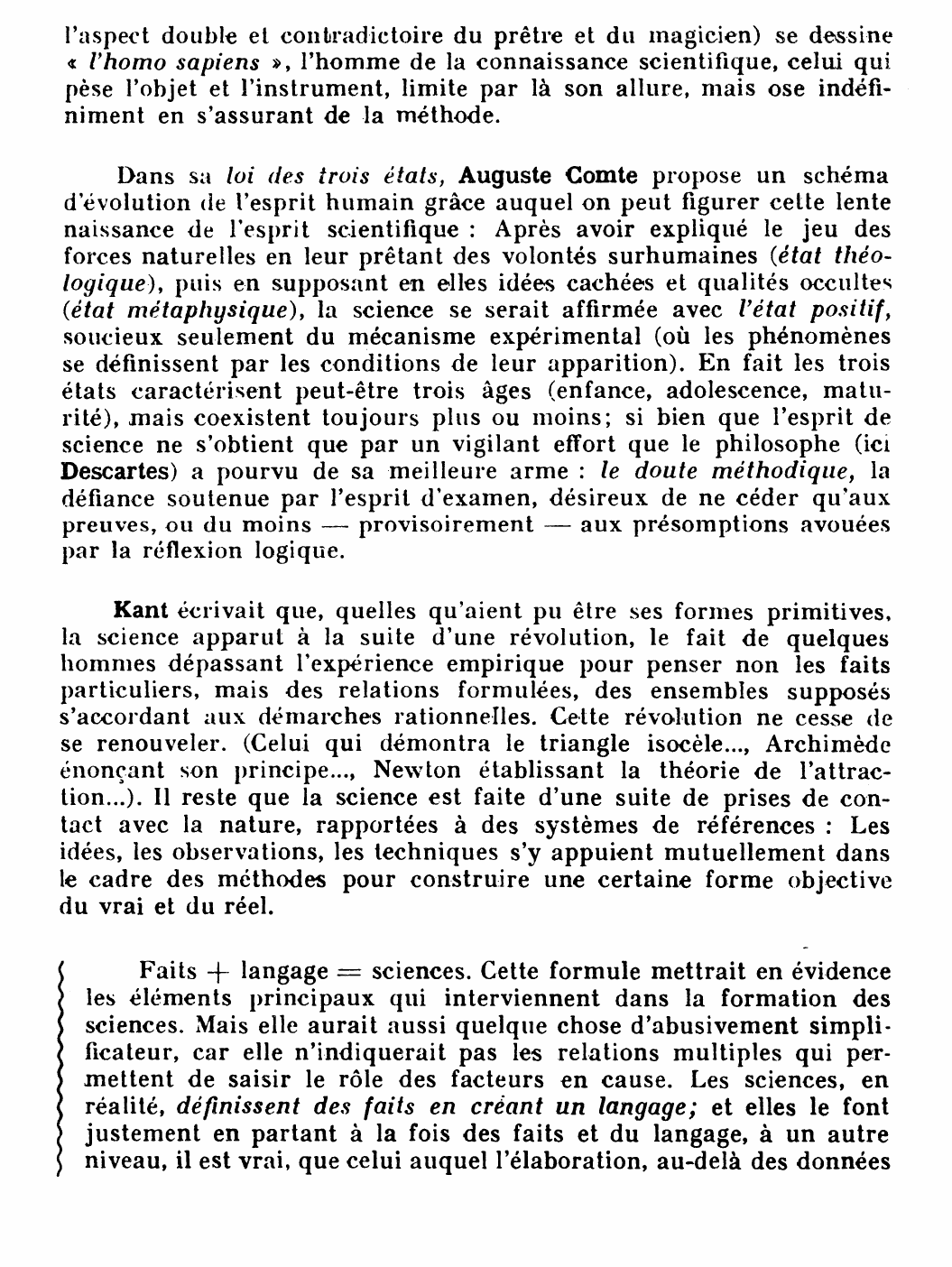 Prévisualisation du document La pensée scientifique. Science et technique. Les mathématiques.