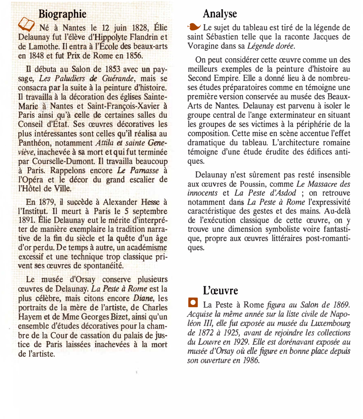 Prévisualisation du document LA PESTE À ROME DE DELAUNAY Elie