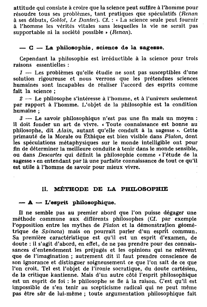 Prévisualisation du document LA PHILOSOPHIE (cours)