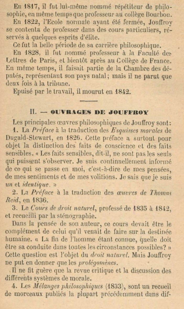 Prévisualisation du document La philosophie de Théodore Jouffroy