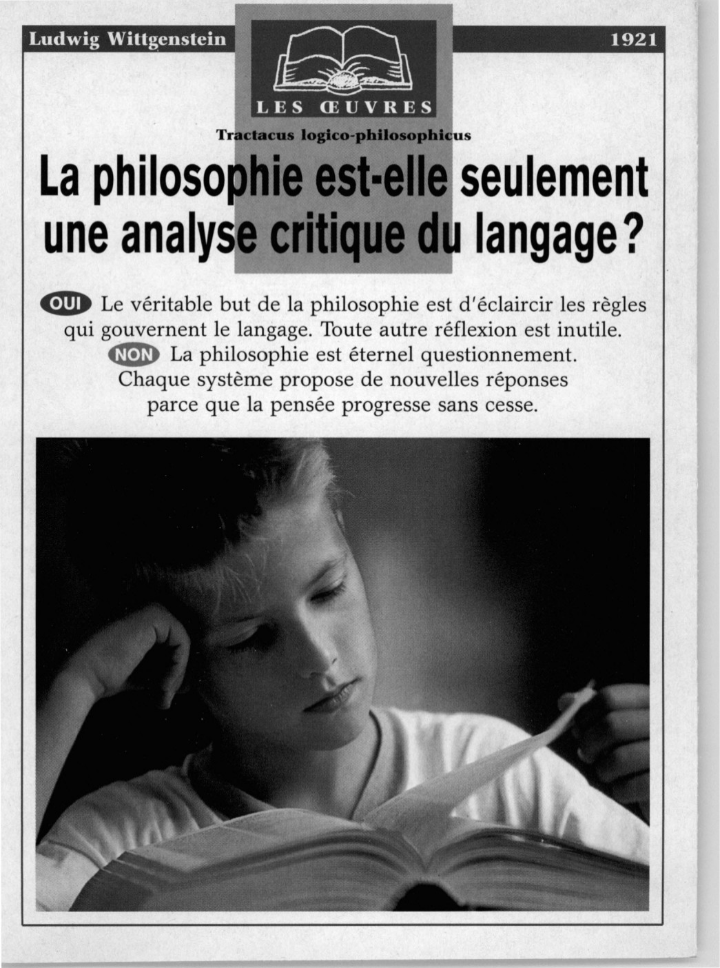 Prévisualisation du document La philosophie est-elle seulement une analyse critique du langage ?