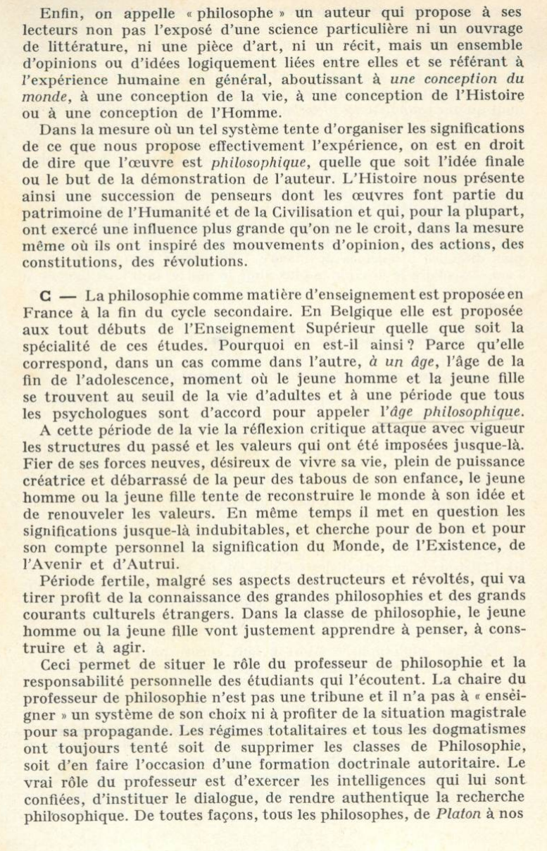 Prévisualisation du document LA PHILOSOPHIE: RÉFLEXION ET SAGESSE