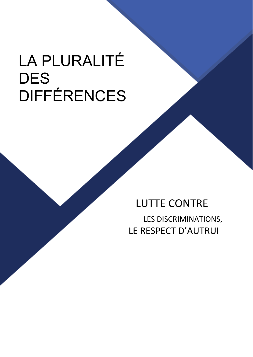 Prévisualisation du document La pluralité des différences
