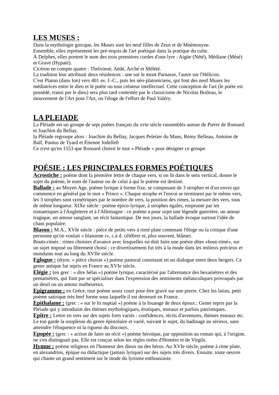 Prévisualisation du document La Poésie