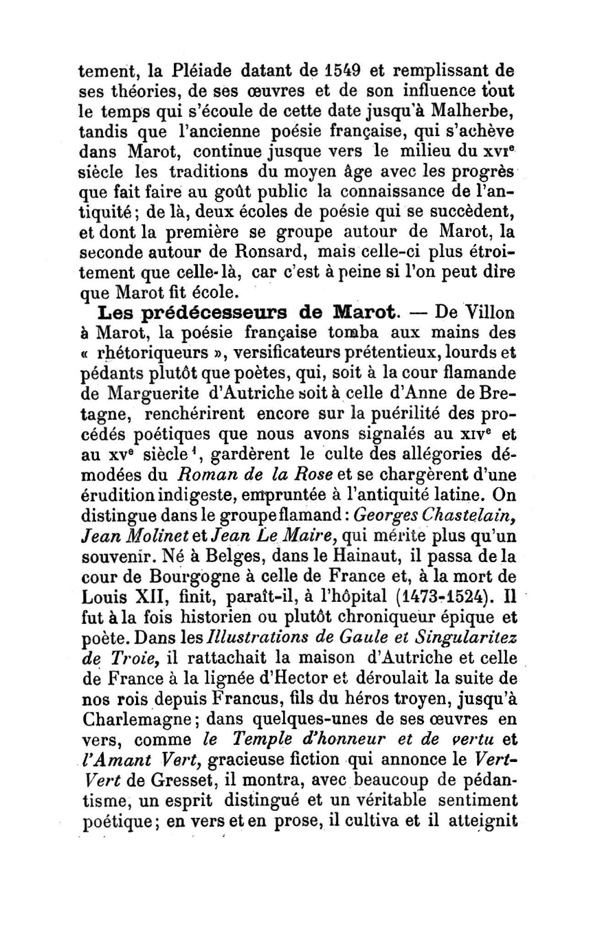 Prévisualisation du document LA POÉSIE DE 1500 à 1549: Marot et ses contemporains
