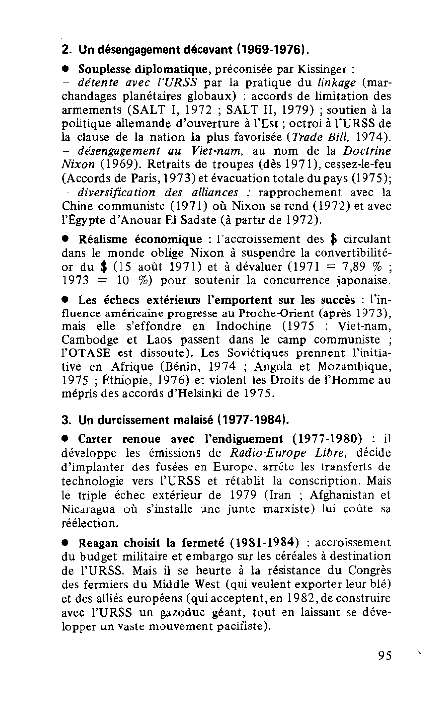 Prévisualisation du document LA POLITIQUE EXTÉRIEURE DES ÉTATS-UNIS DEPUIS 1945