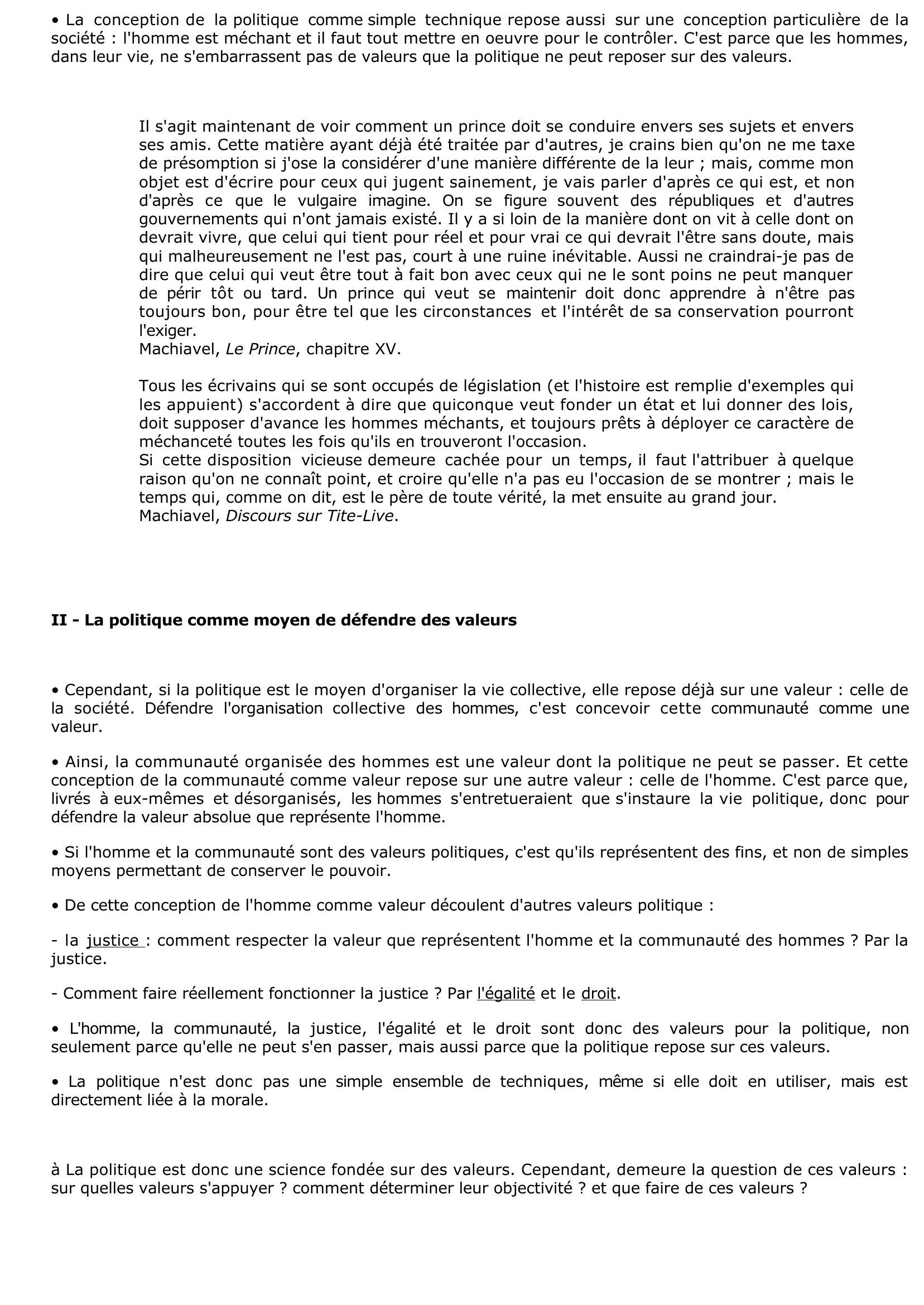 Prévisualisation du document La politique peut-elle se passer de valeurs ?