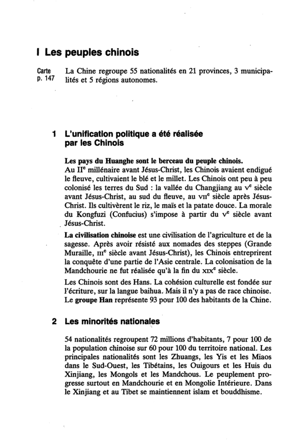 Prévisualisation du document La population chinoise en 1988 - géographie