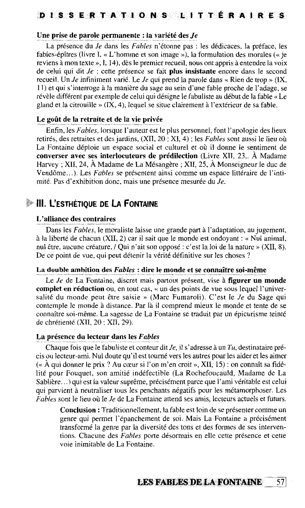 Prévisualisation du document La présence de La Fontaine dans ses Fables.