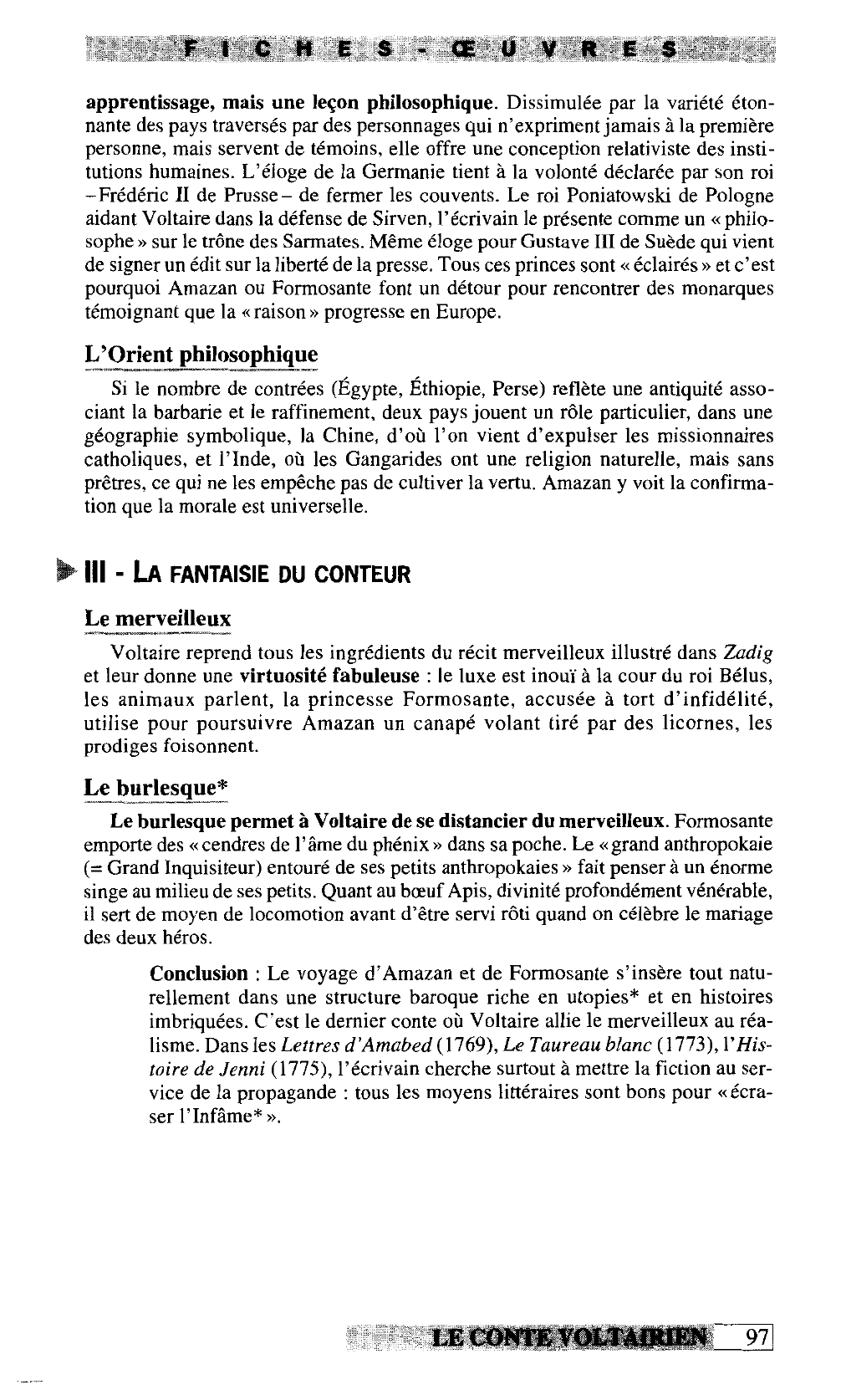 Prévisualisation du document La Princesse de Babylone (1768) - Résumé et analyse (Voltaire)