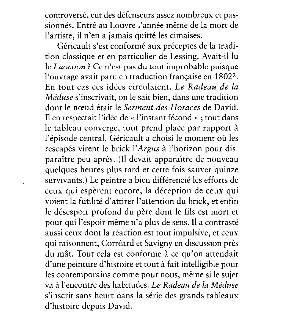 Prévisualisation du document La problématique de la narration chez Géricault