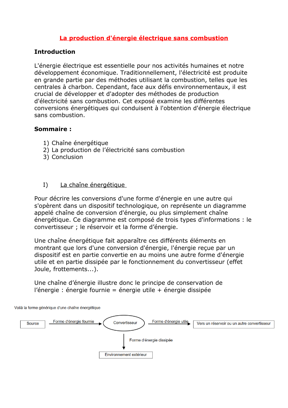 Prévisualisation du document La production d'énergie électrique sans combustion