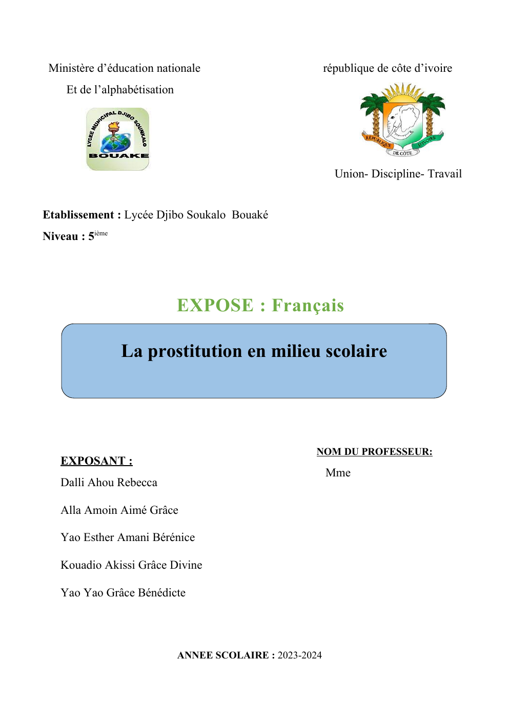 Prévisualisation du document la prostitution en milieu scolaire