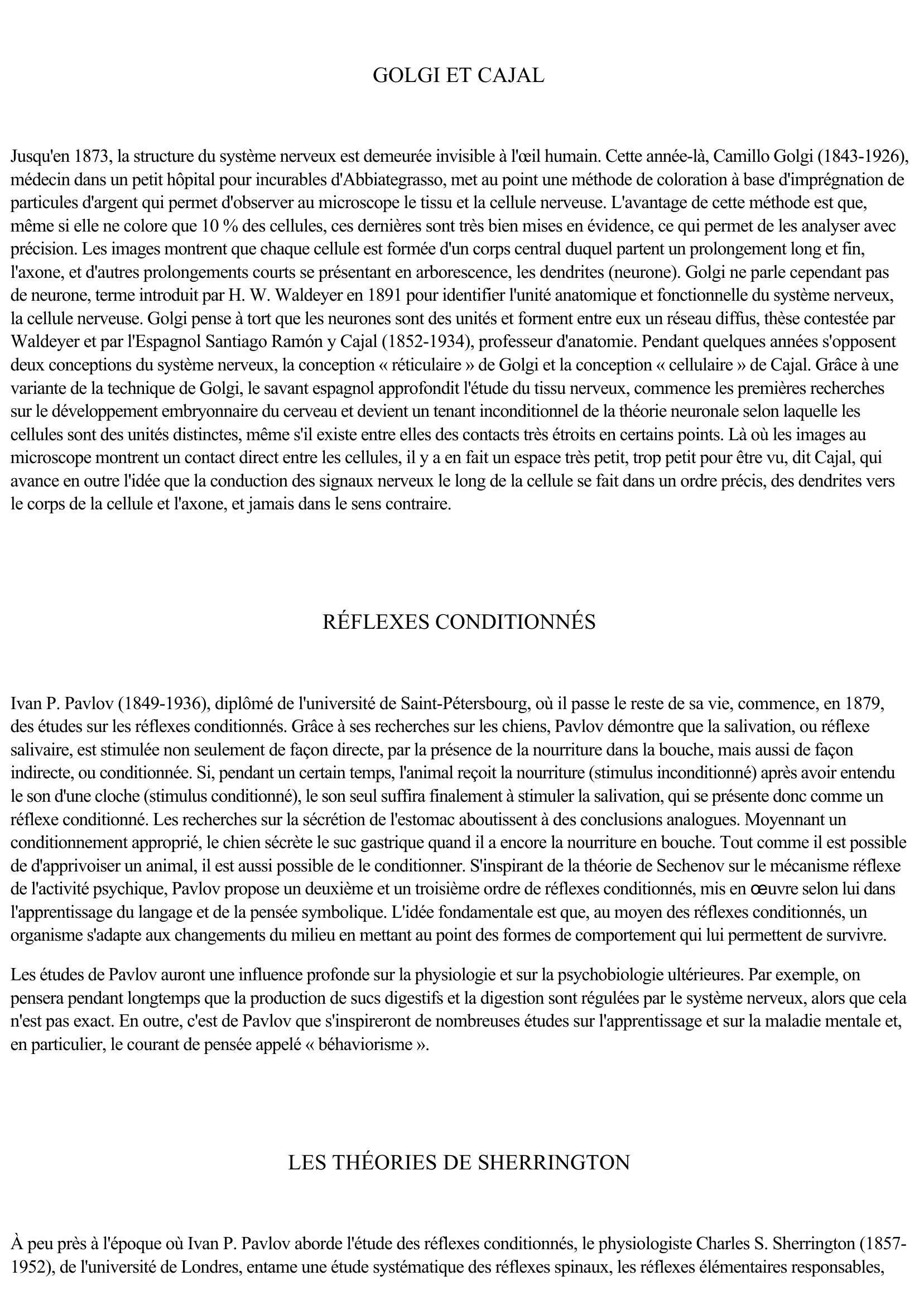 Prévisualisation du document LA PSYCHOBIOLOGIE (Sciences et Techniques)