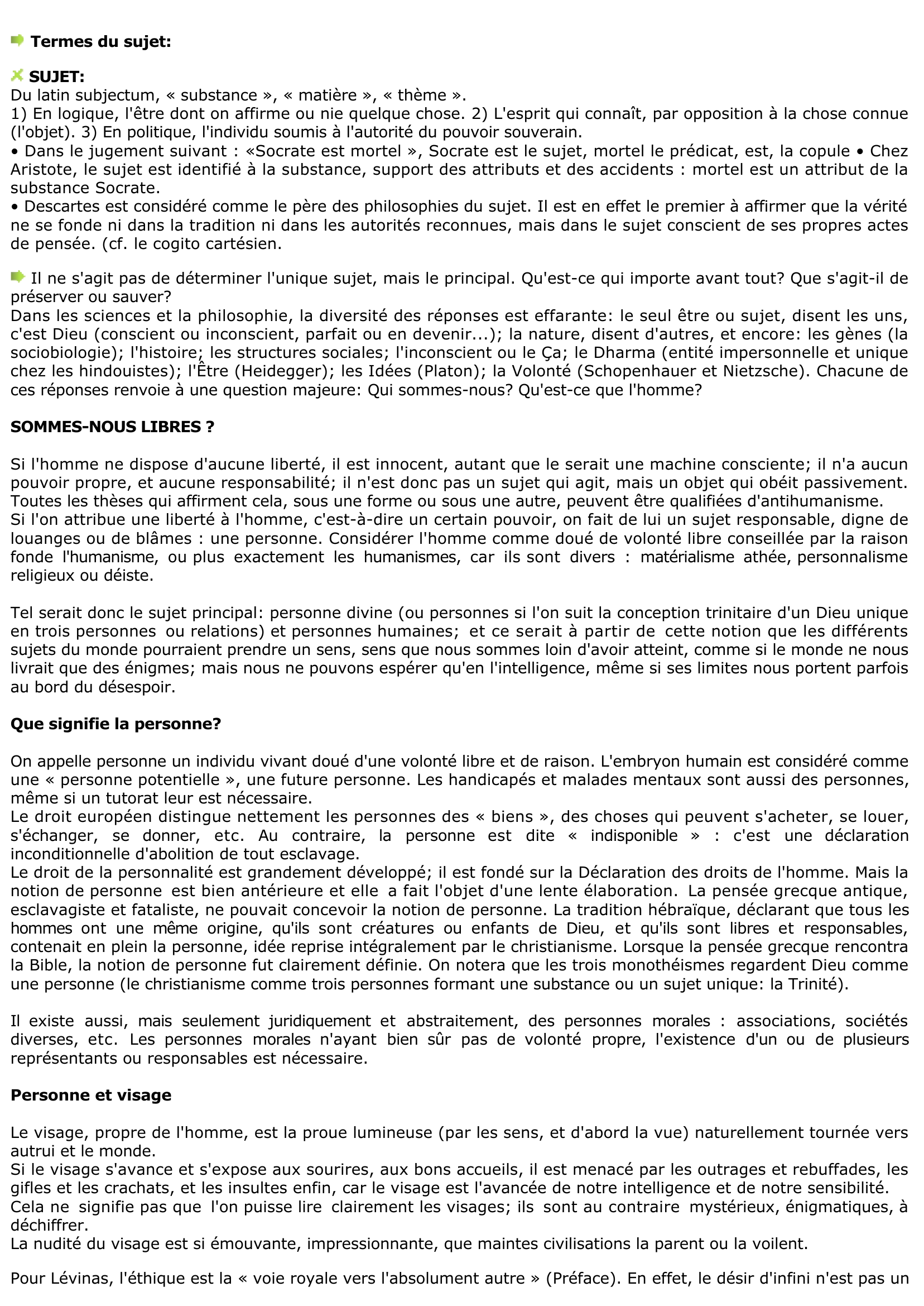 Prévisualisation du document La question du sujet: de quoi ou de qui parlons-nous ?