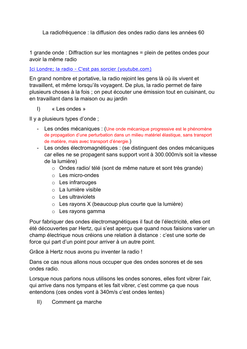 Prévisualisation du document La radiofrequence