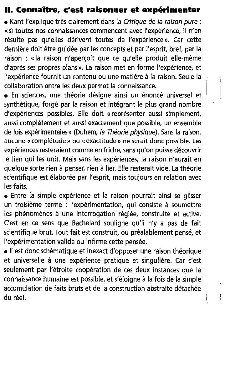 Prévisualisation du document La raison s'oppose-t-elle à l'expérience ?