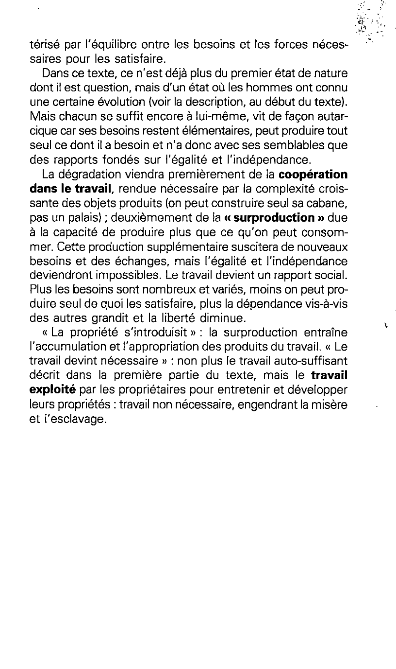 Prévisualisation du document La recherche du superflu engendre la misère de J.-J. ROUSSEAU