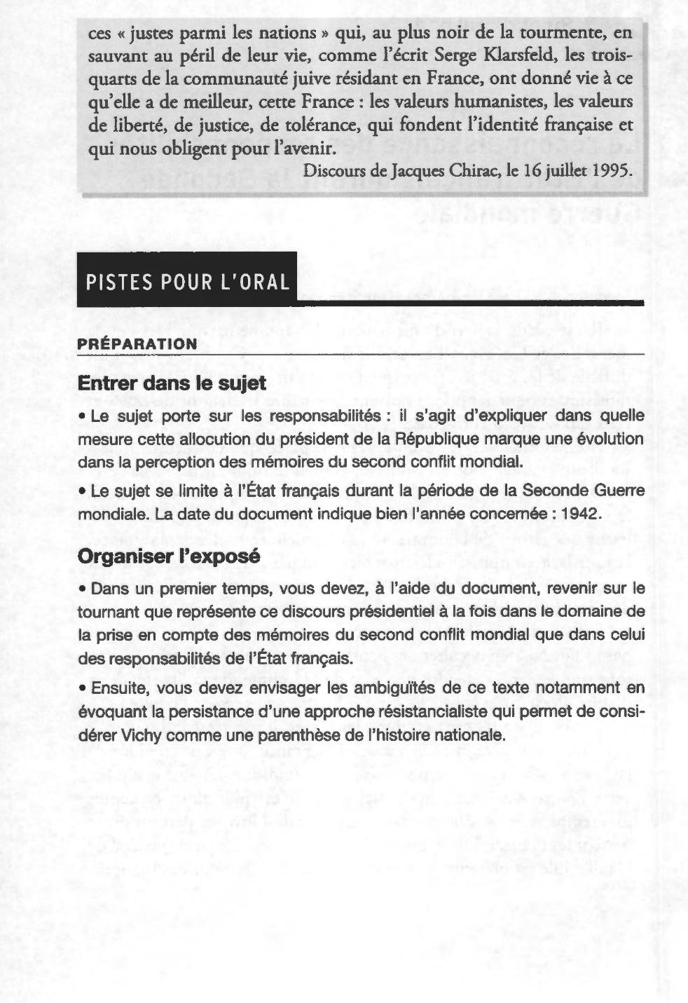Prévisualisation du document La reconnaissance des responsabilités de l'État français durant la Seconde Guerre mondiale