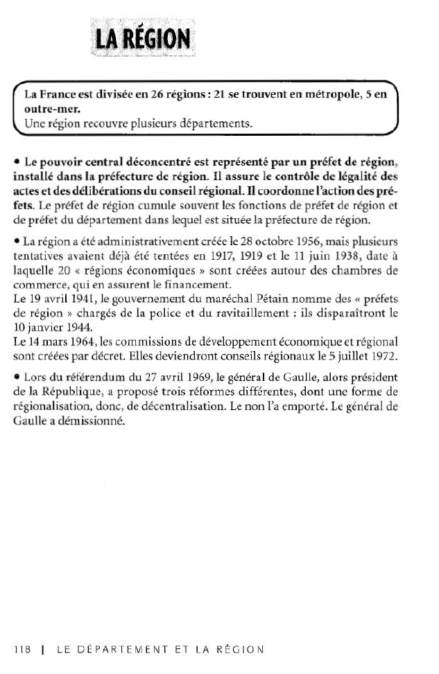 Prévisualisation du document LA REGION