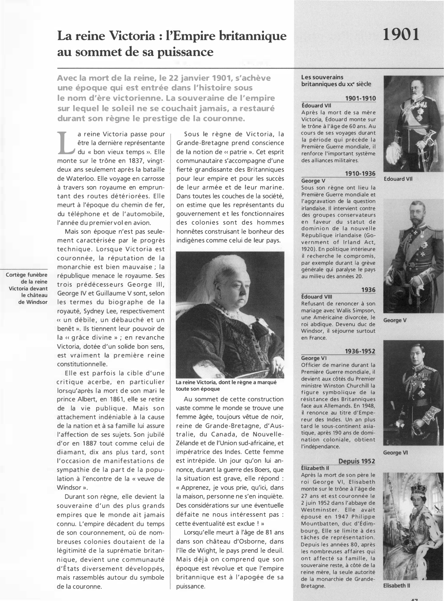 Prévisualisation du document La reine Victoria : l'Empire britannique au sommet de sa puissance
