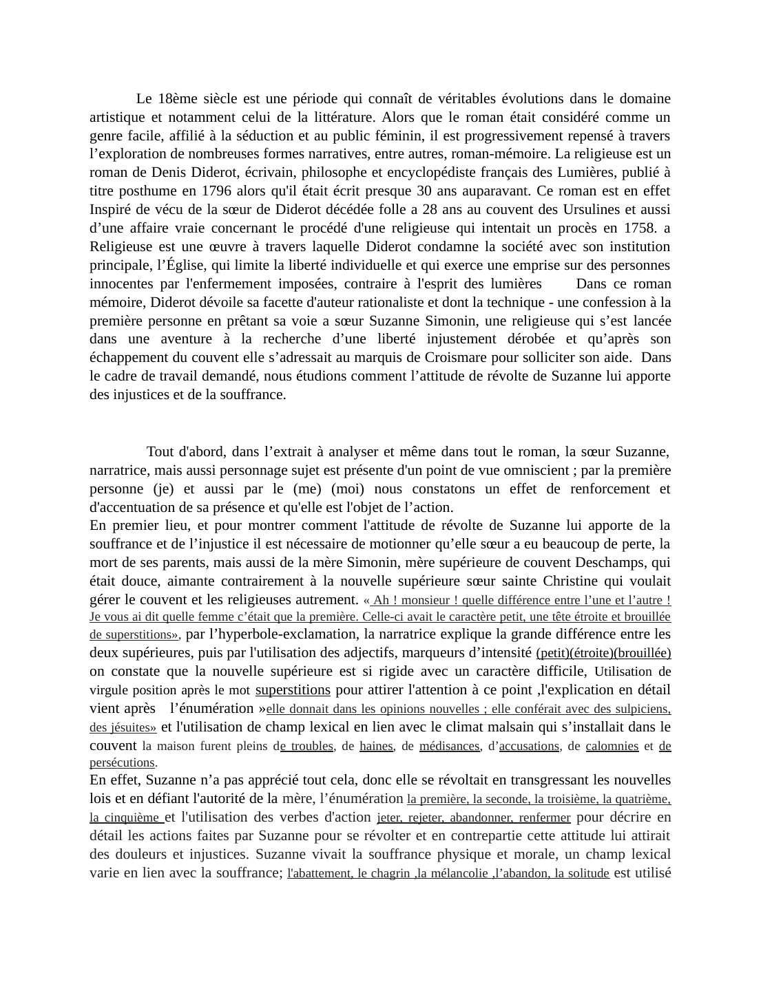 Prévisualisation du document la religieuse de Diderot: Suzanne