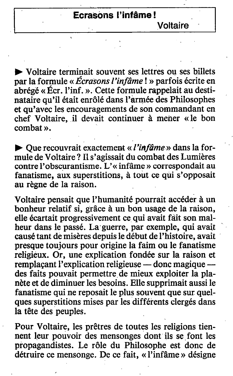 Prévisualisation du document La religion de Voltaire.