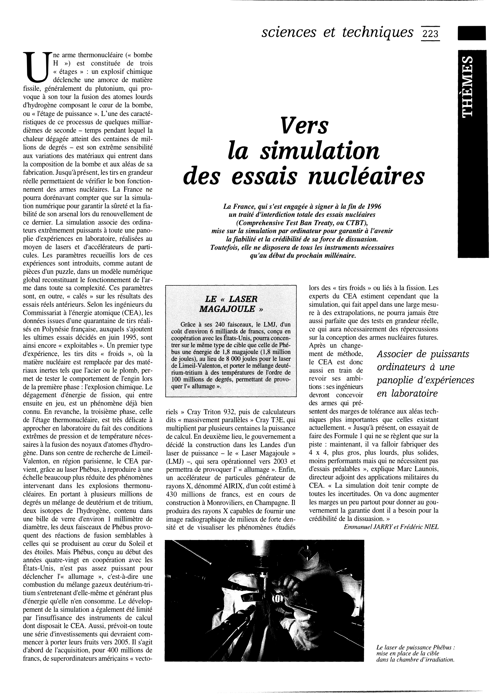 Prévisualisation du document La reprise des essais nucléaires français