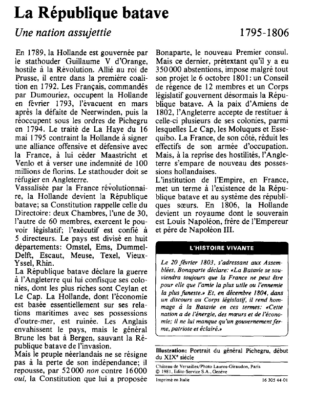 Prévisualisation du document La République bataveUne nation assujettie.