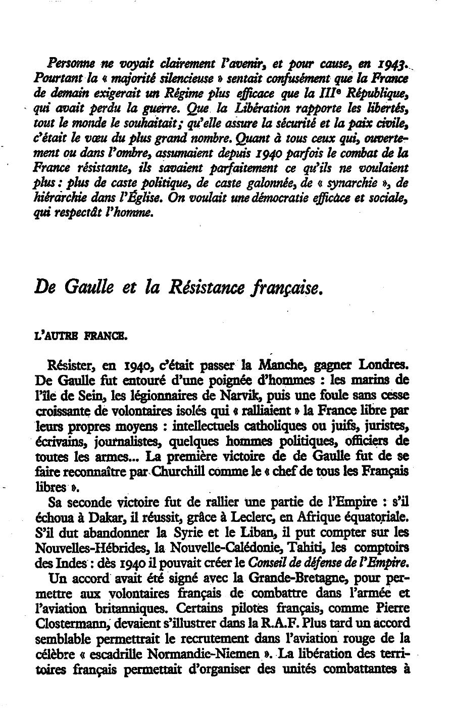 Prévisualisation du document La République de la Libération