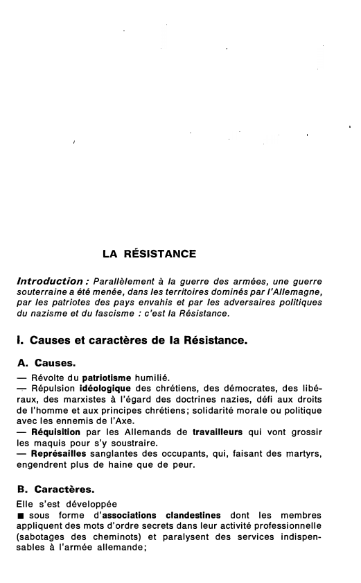 Prévisualisation du document LA RÉSISTANCE