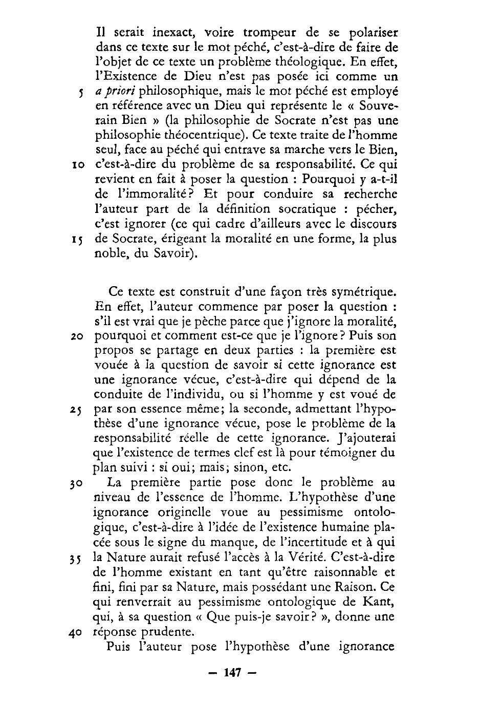 Prévisualisation du document LA RESPONSABILITÉ : PÈCHE-T-ON PAR IGNORANCE OU PAR VOLONTÉ?