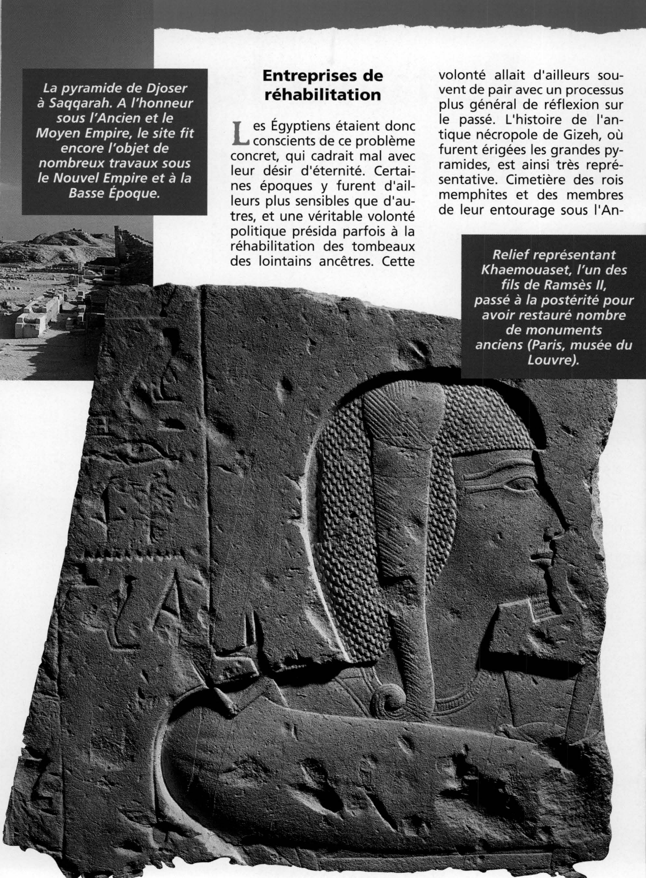 Prévisualisation du document La restauration des pyramides d'Egypte
