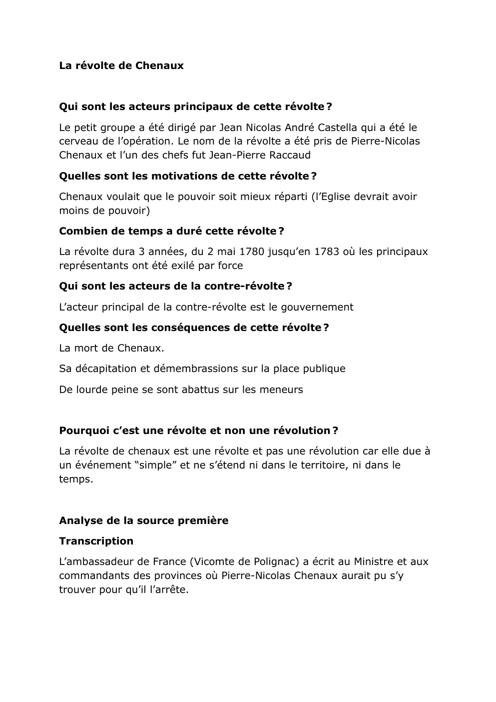 Prévisualisation du document La révolte chenaux