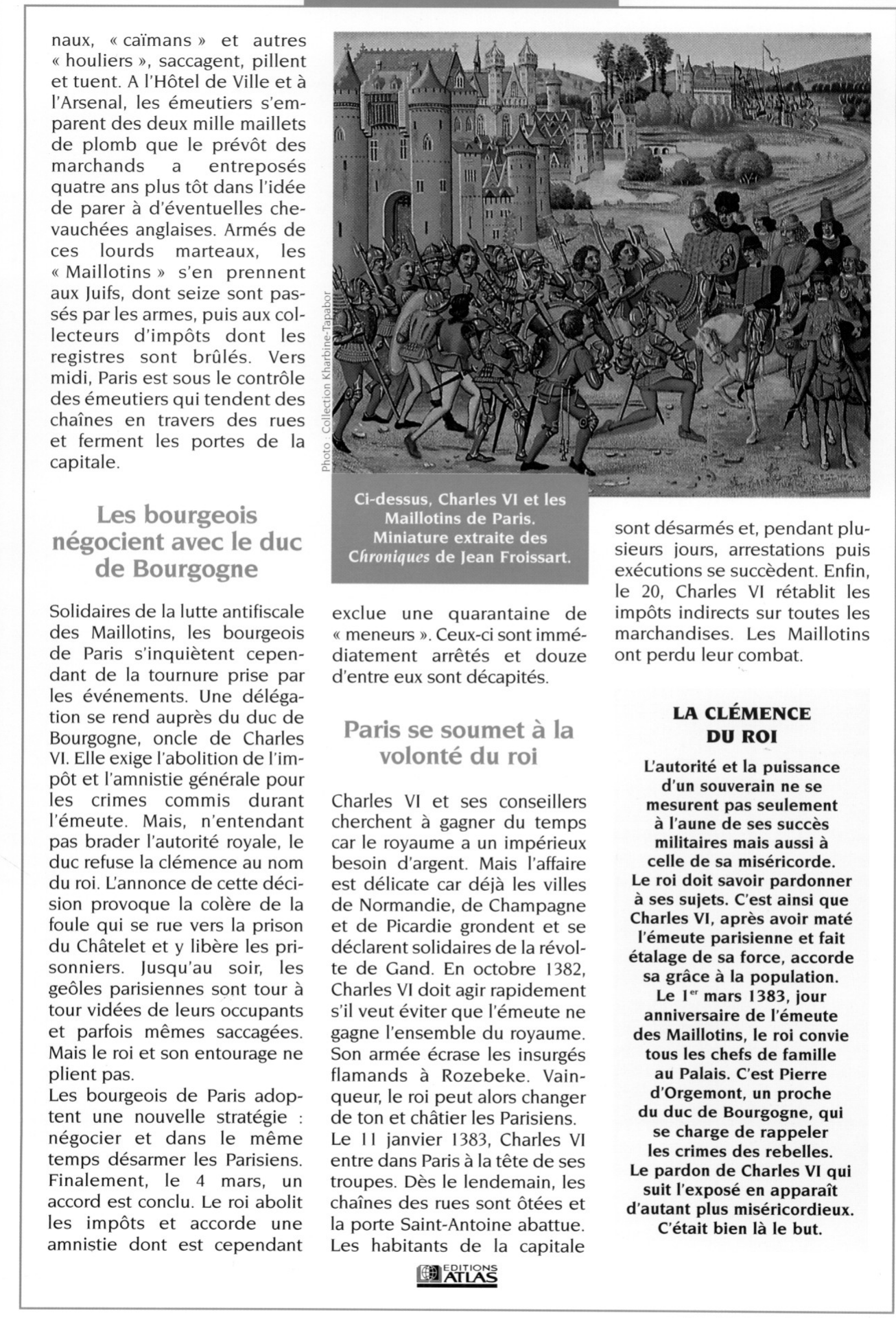 Prévisualisation du document La révolte  des Maillotins de Paris