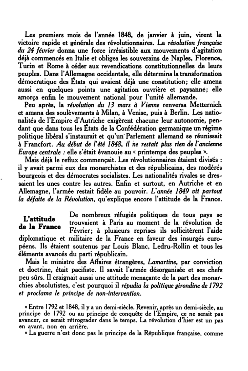 Prévisualisation du document LA RÉVOLUTION DE 1848 EN EUROPE