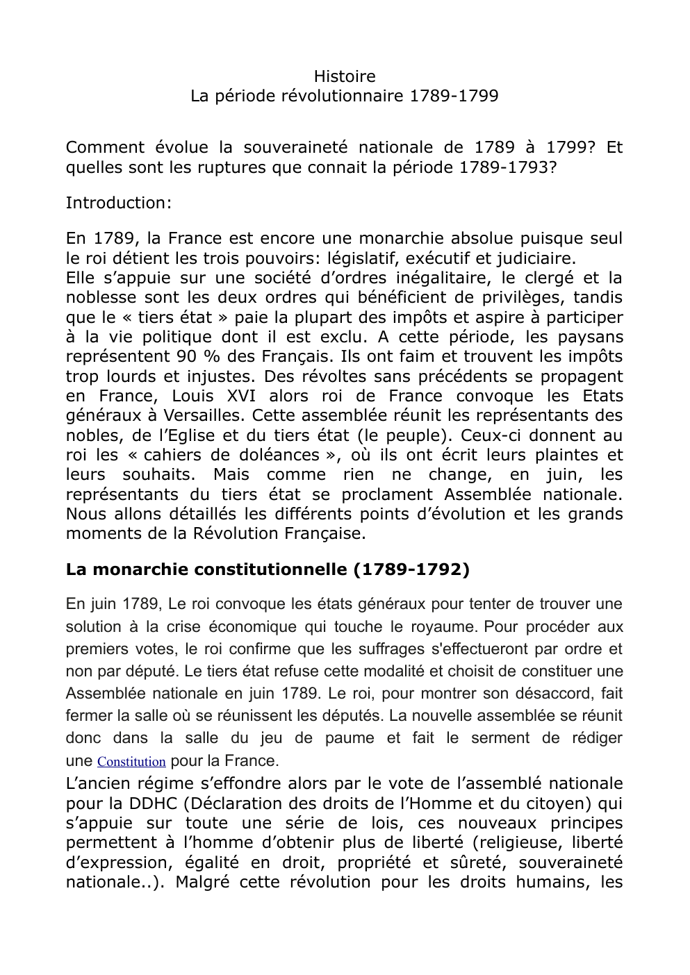 Prévisualisation du document La révolution française